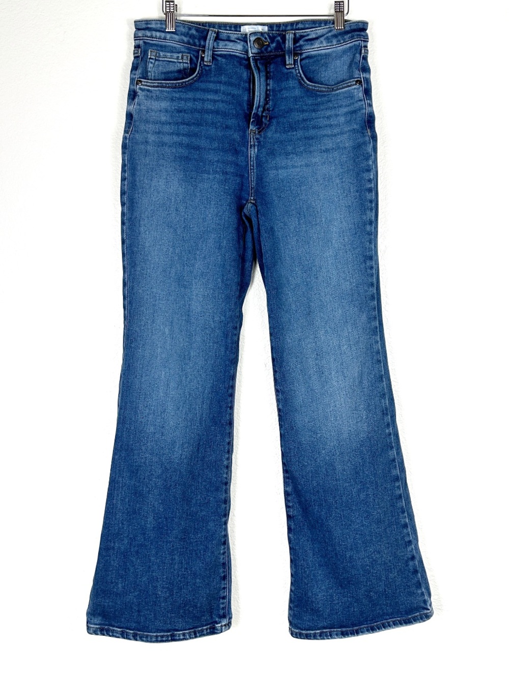 LC Super High Rise Flare jeans medium wash size 8